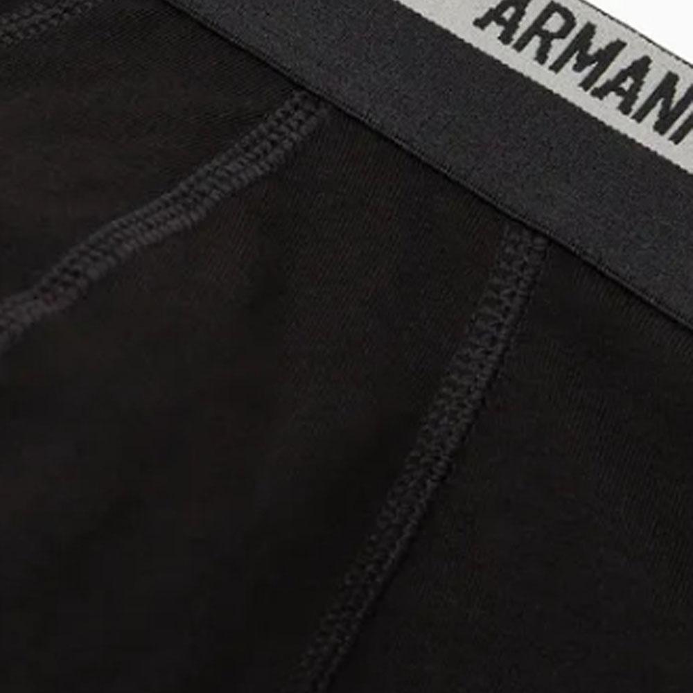Emporio Armani Мужские боксеры с буквой, плотная посадка, черные 1117764R-75510-0020