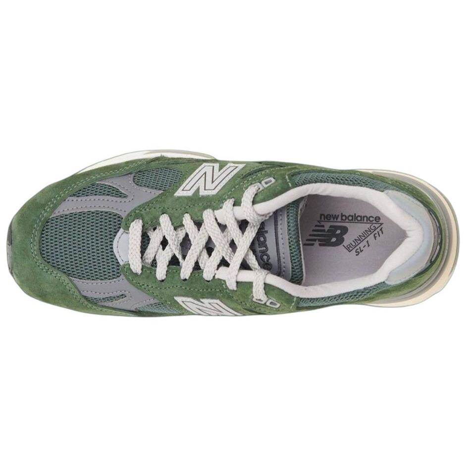 New Balance 991v2 Сделано в Англии Кроссовки унисекс Kombu Зеленые U991GR2
