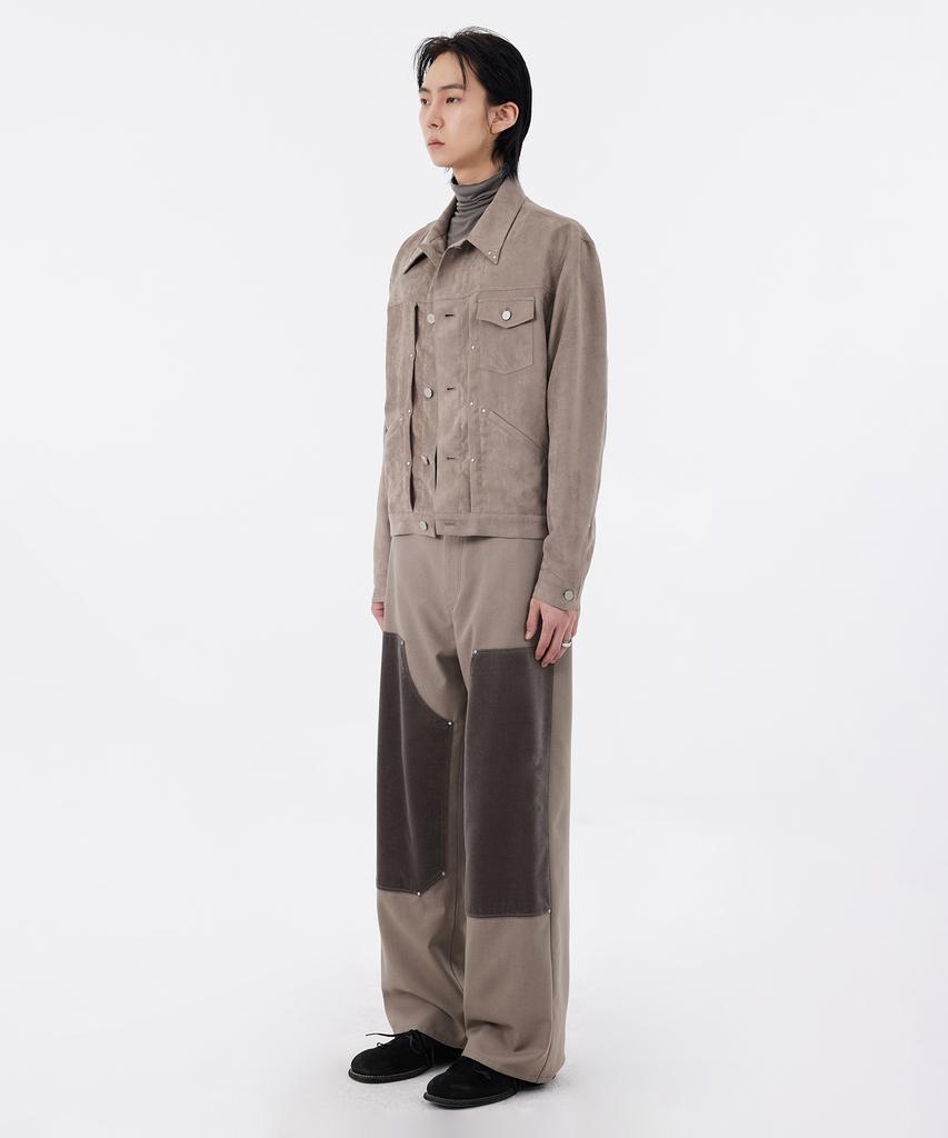 YOUTH Carpenter Pants - Beige Gray