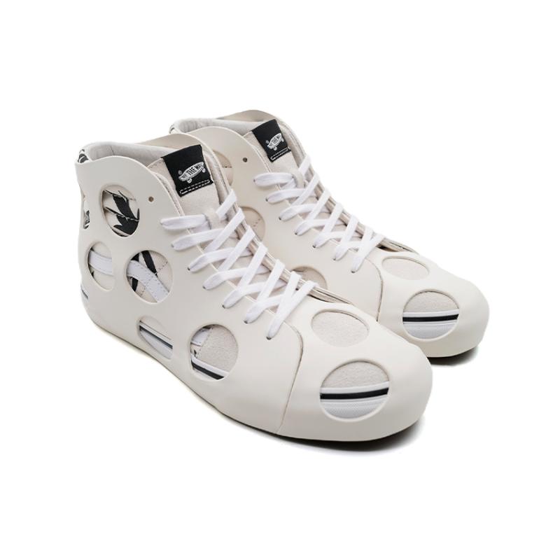 Vans Sk8 Hi Cage Vlt Lx 'Polka Dot Checkered Marshmallow' Vans VN0A5FBW2UH