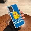 Funny Cute Cartoon Duck Soft Phone Case for Samsung A17 A16 A15 A14 A13 A57 A56 A55 A54 A53 A37 A36 A35 A34 A33 A26 A25 A24 A23