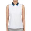 Galleria G Fore Golfwear Женская футболка без рукавов с воротником S G4LS23k860d Sno