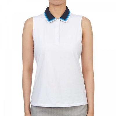 Galleria G Fore Golfwear Женская футболка без рукавов с воротником S G4LS23k860d Sno