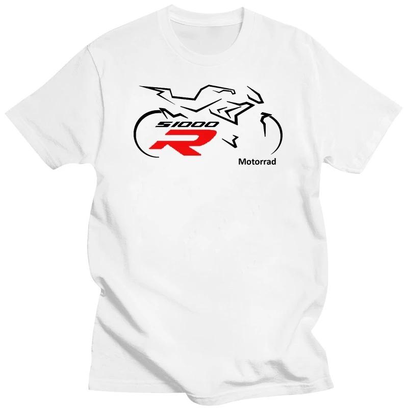 Летний Харадзюку Кастомный Тяжеловесный Горячая Распродажа Мода для Мотоциклов Немецкий S1000R S 1000 R Мотоцикл S1000 R Мото S 1000R - Футболка