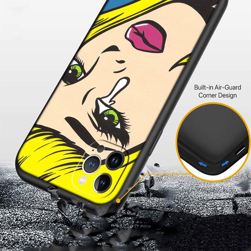 PP21 Crying Comic Girl Sad Phone Case for OPPO A40 A60 A80 A15 A16 A16K A12 A17 A17K A54 A54S A53 A53S A55 A56 A57 A98 F23