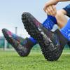 Unisex High -top Football Shoes Broken Nail TF Adult Student Training Shoes Artificial Grass Game Football Boots