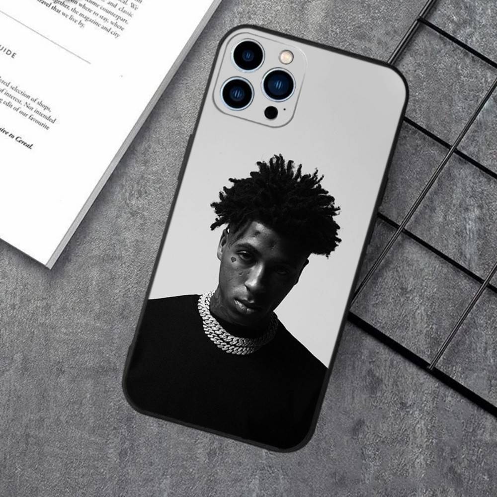 Youngboy Never Broke Again Phone Case For iPhone 17,16,15,14,13,12,11,XS,XR,X,8,7,Pro,Max,Plus,Mini,Air,e Silicone Black Cover