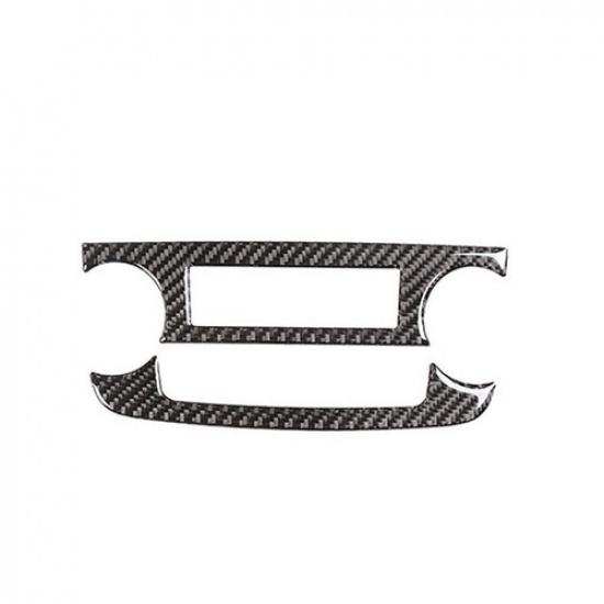 2 шт. Декоративная накладка на рамку кондиционера из углеродного волокна для Honda CR-V CRV 2007-2011