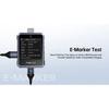 FNIRSI FNB-C2 Digital Voltmeter Ammeter, Type-C Fast Charge Trigger, 240W Max Power Meter, Capacity & Ripple Measurement Tester