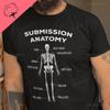 Смешная футболка с принтом BJJ Submission Anatomy, одежда для джиу-джитсу, ММА, боев, подарки BJJ, футболка для боевых искусств, женская, мужская, высококачественный хлопок