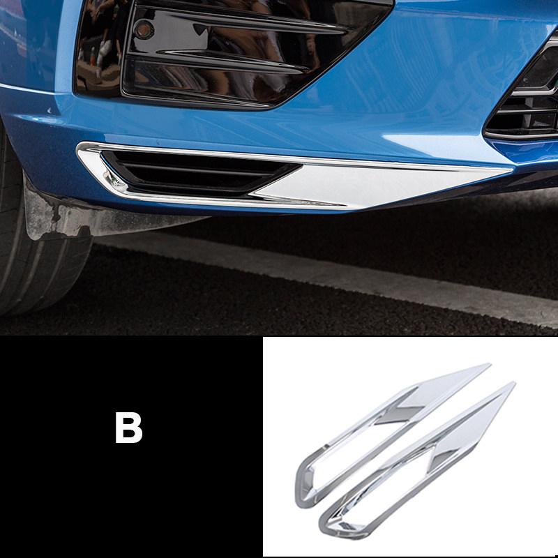 Для Volvo XC60 2018 детектор кузова автомобиля ABS хромированная отделка передней противотуманной фары крышка лампы рамка наклейка