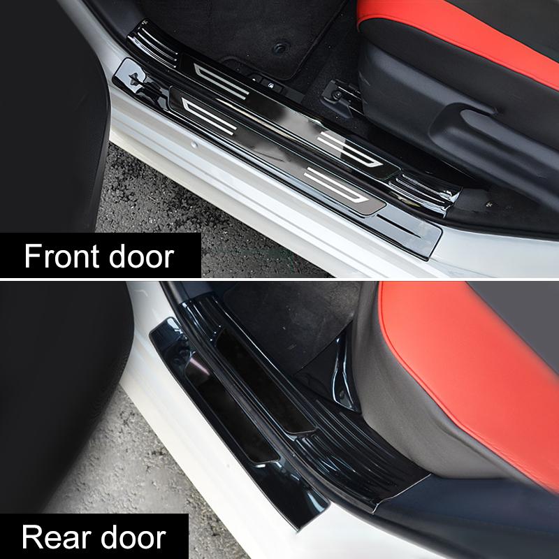 Для Toyota Corolla E210 2022 2023 Нержавеющая сталь накладка на порог автомобиля из нержавеющей стали, накладка на педали