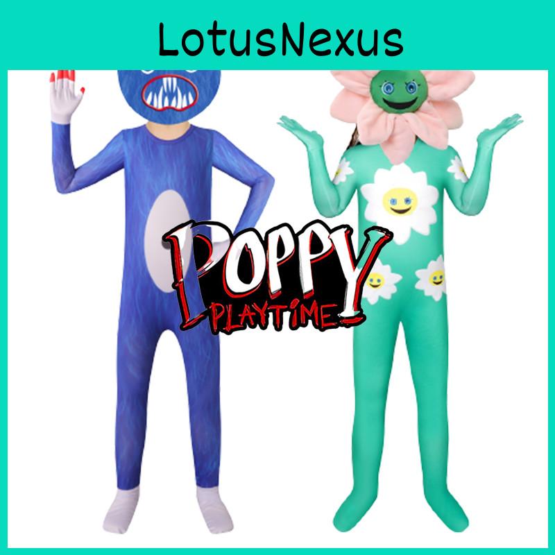 Изысканный Костюм Косплей Huggy Wuggy из Poppy Playtime Детский Комбинезон Для Хэллоуина Рождества
