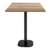 70 X 70 Cm High Table - Round Model, Delano Oak