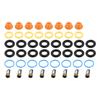 8 Sets Car Fuel Injector Service Repair Kit Seals Pintle Caps Filters for Ford V8 5.4L 4.6L 0280150943 0280150955 0280150962