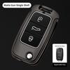 Car Key Case Cover Holder Zinc Alloy 3 Button Smart Key Fob Shell For VW Volkswagen Bora Polo Tiguan Passat B5 B6 B7 Golf