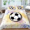 Один Комплект Постельного Белья из Двух или Трех Предметов Серии «Футбол» 3D Цифровая Печать Полиэстер