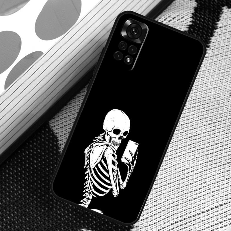 Gothic Fashion Skull Case For Xiaomi Redmi Note 12 8 9 10 11 Pro 9S 10S 11S 8T Redmi 10 12C 9C 10A 10C Coque