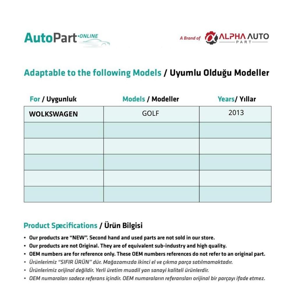 Ремкомплект лобового стекла для Volkswagen Golf правый левый КОМПЛЕКТ