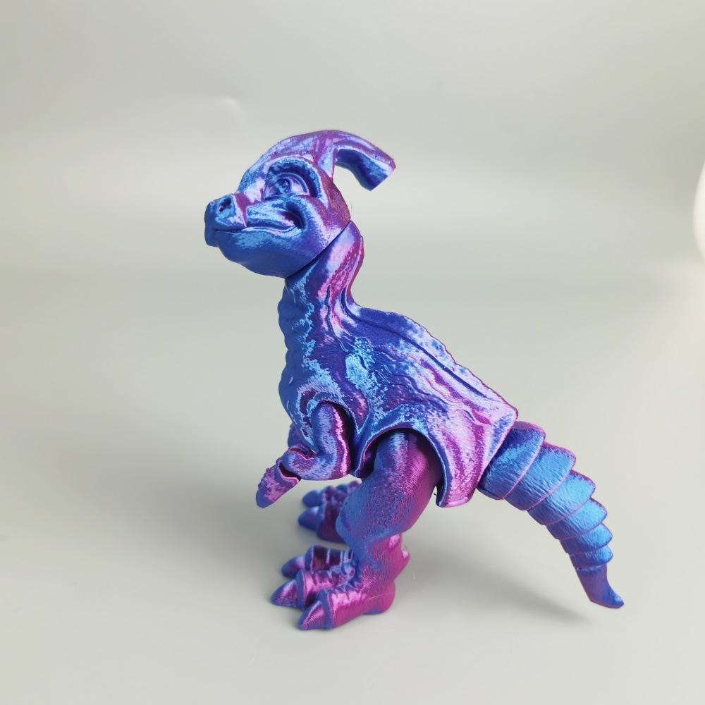 3D Печать Юрский Тираннозавр Рекс Трицератопс Велоцираптор Игрушка Симуляция Фигурка Динозавра Животного Сочлененный Подвижный Подарок для Мальчика
