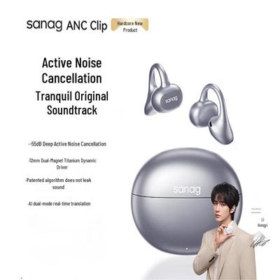 Беспроводные Bluetooth-наушники Saina ANC Clip-on