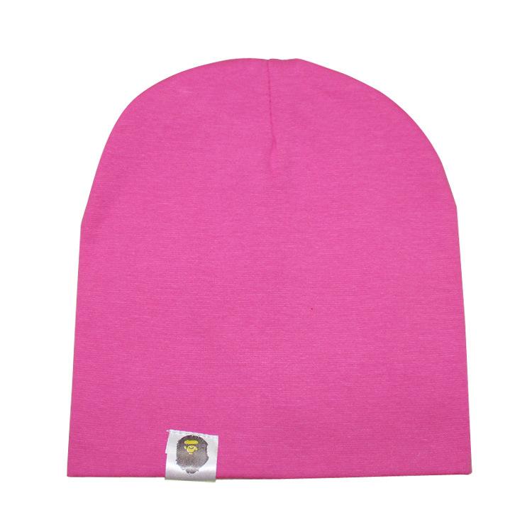 Новая детская уличная танцевальная хип-хоп шапка хлопковая шапочка весна осень малыша шапка для мальчиков и девочек зимняя теплая однотонная полосатая детская шапка