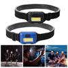 Mini Headlight 3 Light Modes Outdoor Lighting High Brightness ABS Night Fishing LED COB Head Flashlight Gadget