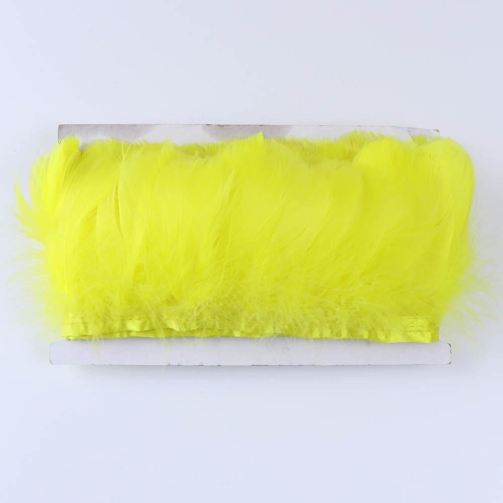 Средний плавучий край ткани 8-10 см, реквизит для сценической съемки, многоцветное гусиное перо 