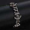 Danlery Cool Vintage Fashion Chain Trend Jewelry Skull Boat Anchor Bracelet Punk Style Bracelet For Men