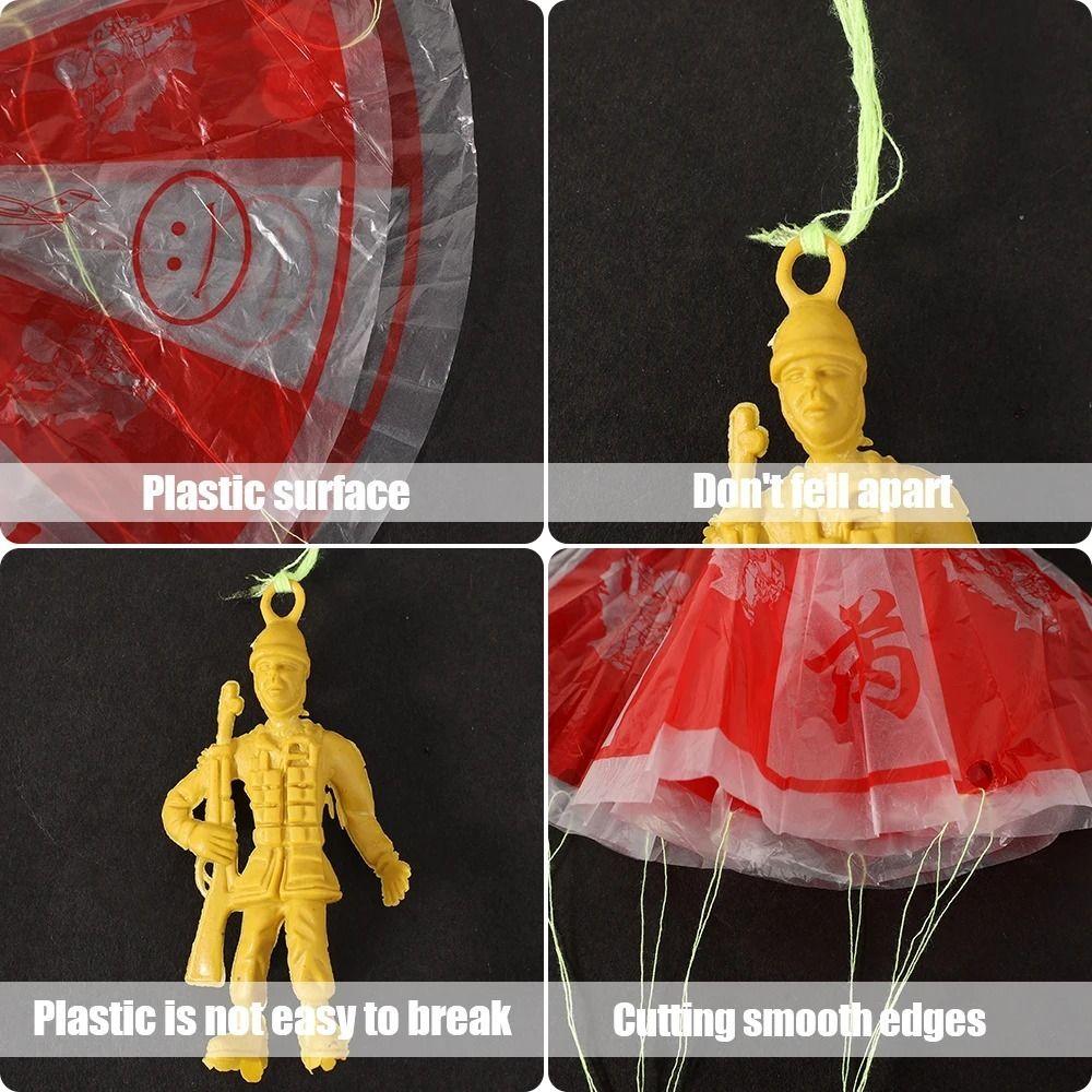 10pcs Figure Soldier Children's Educational Outdoor Toy Parachute Soldier Sports Play  Educational