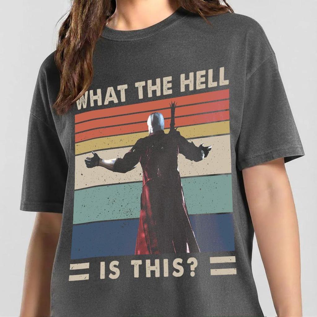 What The Hell Is This Dante meme Vintage Style T-shirt, Dante Meme Tee, Dante DMC Video Game Sweatshirt