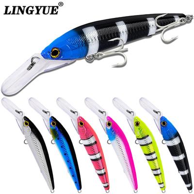 Большая плавающая приманка для ловли гольяна, 14 см, 41 г, лазерная искусственная жесткая приманка, морская вода, дальний заброс, троллинговые воблеры, УФ-джеркбейт, снасти