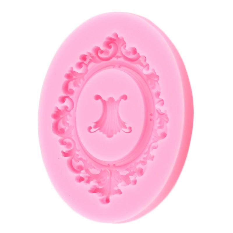 Цветочная кружевная рамка, силиконовая форма, бордюр для торта, полимерная глина, формы для конфет, рельефная рамка, форма для помадки, форма для выпечки шоколадных конфет, инструменты для украшения торта