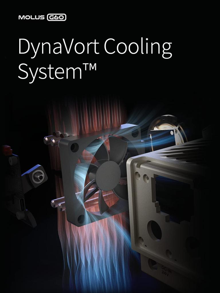 ZHIYUN MOLUS G60 COMBO Pocket Cob 60W LED Video Light with 11194 Lux PD Fast DC Power Adapter and Cable for App Control Light, Reflector, 2700K-6200K,