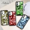 Heart Swirl Pattern Phone Case for iPhone 11 12 13 14 Pro Max Mini X XR XS SE 2020 6S 7 8 Plus Samsung Galaxy S21 S22 Shell