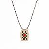 Accessories Square Brand Bohemian Literary Retro Style Tarot Necklace Women'S Rope Long Necklace