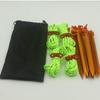 Portable 4*4meters Tent Ropes and 10pcs Ground Nails Set for Camping Tent