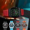 CURREN 8438 Top Brand Tonneau Quartz 3D Factory Price Watch Watches Waterproof Creative Clock Silicone Strap Wristwatch