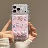Девчачий Розовый Кот-Сердечко Подставка для Чехлов iPhone 17/16ProMax/15/14