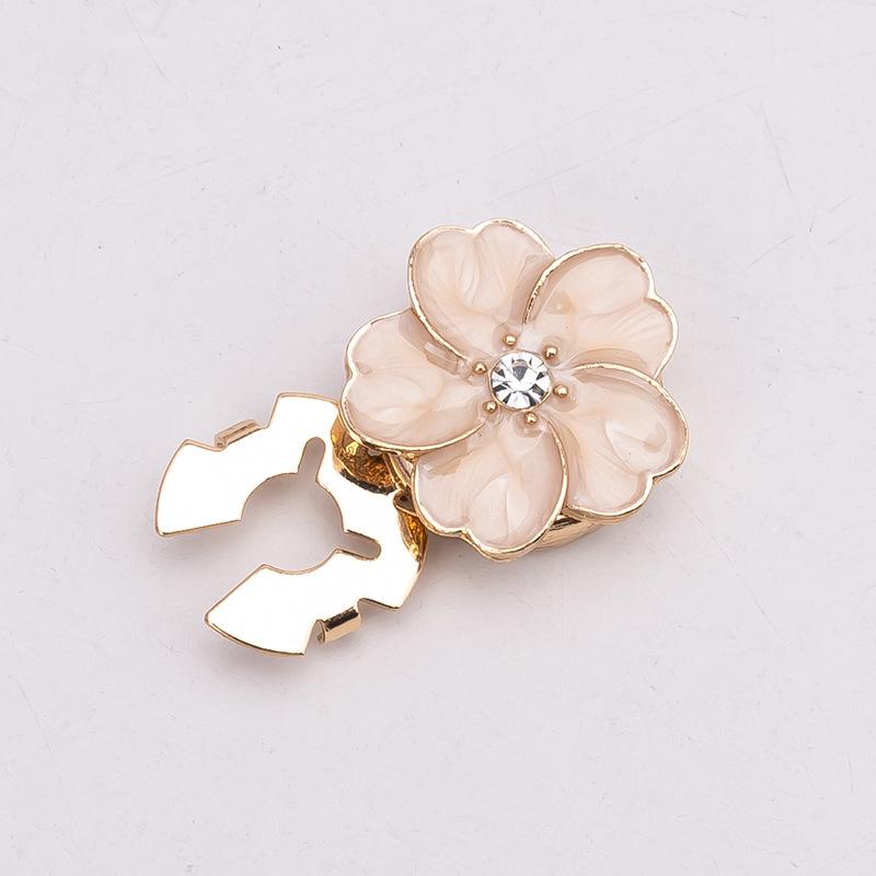 Декоративные запонки и пуговицы для воротника с цветными стразами