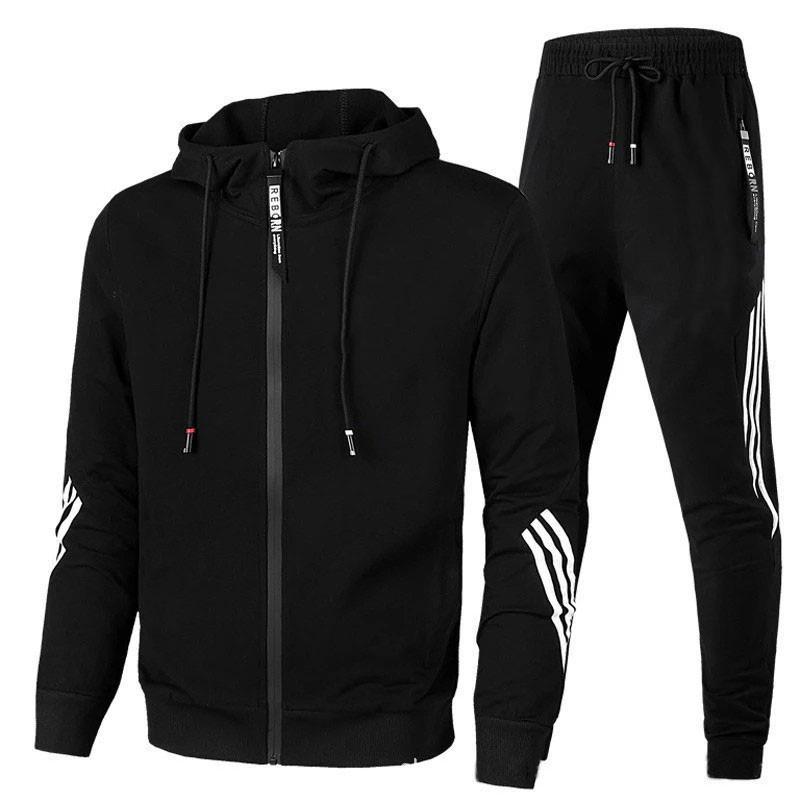2024 Men's and Women's Fashionable European and American Casual Sports Zipper Jackets and Running Suits