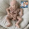 18-дюймовые наборы для кукол Reborn, некрашеные незаконченные части куклы Darren Baby с закрытыми и открытыми глазами, аксессуары для куклы Bebe Reborn своими руками для коллекционеров кукол