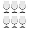 Tulip Beer Glasses - BERLIN - Set of 6 - 0.3 Liter - Glass - Dishwasher Safe