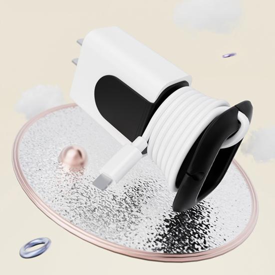 Retractable Charger Cable Winder Tangle-Free Universal Charger Power Data Cord Organizer Silicone Cable Holder Charging Wire Saver