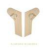1Pair Beige Seat Trim Cover Panel For Mercedes-Benz S-Class W220 S500 S430 S600 S55 AMG 2000-2002 A2209102918 2209103018 Parts