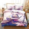Game Genshin Impact Kamisato Ayaka Bedding Set Duvet Cover Bed Set Quilt Cover Pillowcase Comforter King Queen Size Boys Adult