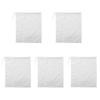 Uxcell Soup Filter Bags, Linen Net Strainer Bags, White, 28cm X 22cm, Pack of 5
