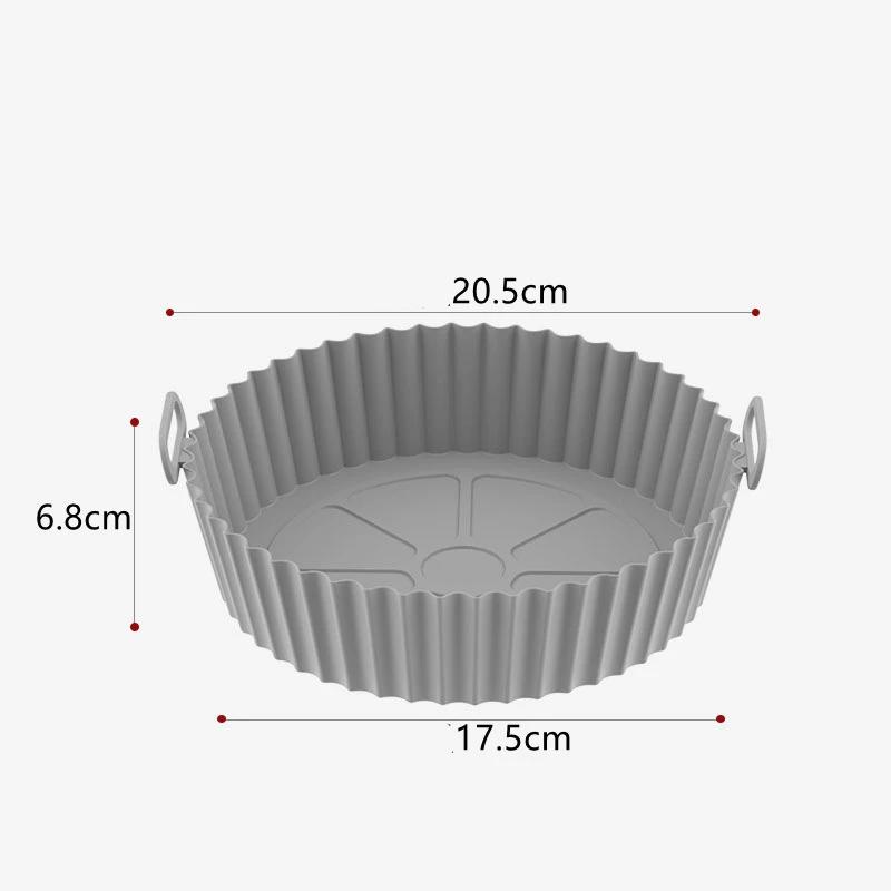 Air Fryer Silicone Baking Tray Food Safe Reusable Silicone Mold Microwave Pads Baking Mat Oven Air Fryer Liner Silicone Mold