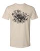 Коттедж Cult Clothing Футболка 100% Хлопок Готика Ведьма Оккультизм Паук Цветы