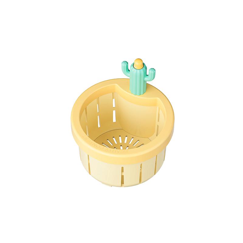 Сетка для раковины кактус, защита от засоров, пластиковая сетка для слива, пробка, сборник кухонных отходов, кухонные аксессуары